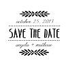 Angela Save The Date Word Art