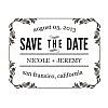 Nicole Save The Date Word Art