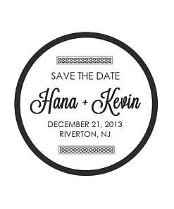 Hana Save The Date Word Art