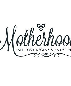 Motherhood Word Art