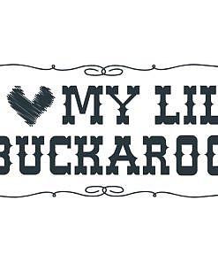 Lil' Buckaroo Word Art