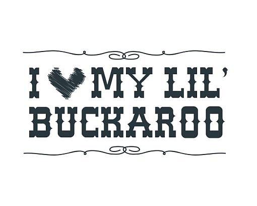 Lil' Buckaroo Word Art